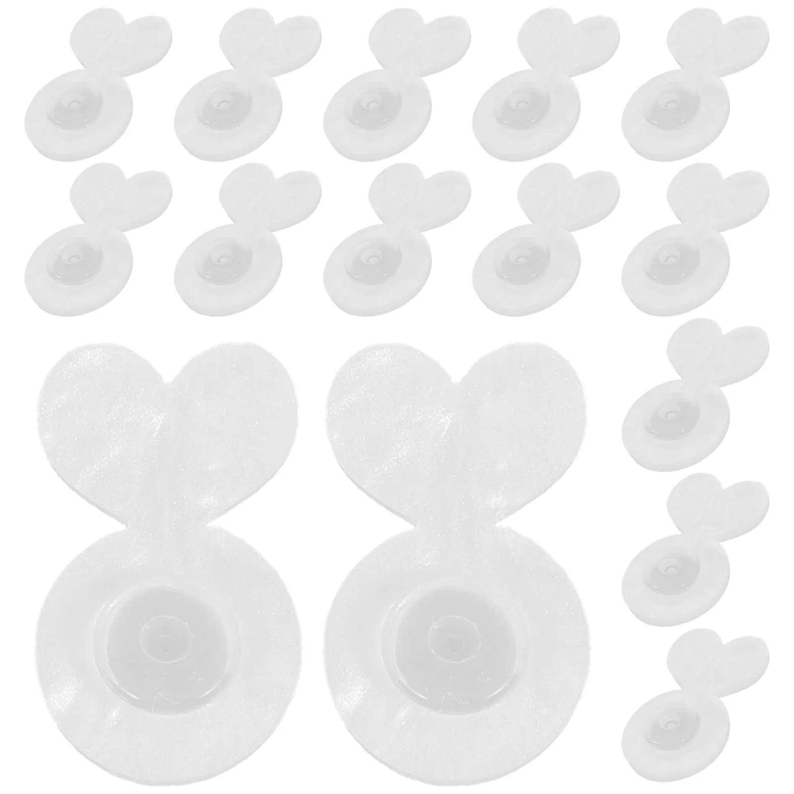 20Pcs Silicone Earring Backs Pliable Comfortable Lightweight Earring Stoppers Replacement Safety Backs for Studs Jewelry