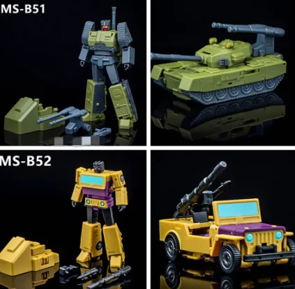 

Magic Square MS-TOYS Lord of War MS-B51 MSB51 Heavy Gunner Braw MS-B52 MSB52 Munitioner Swindle Bruticus G1 Figure