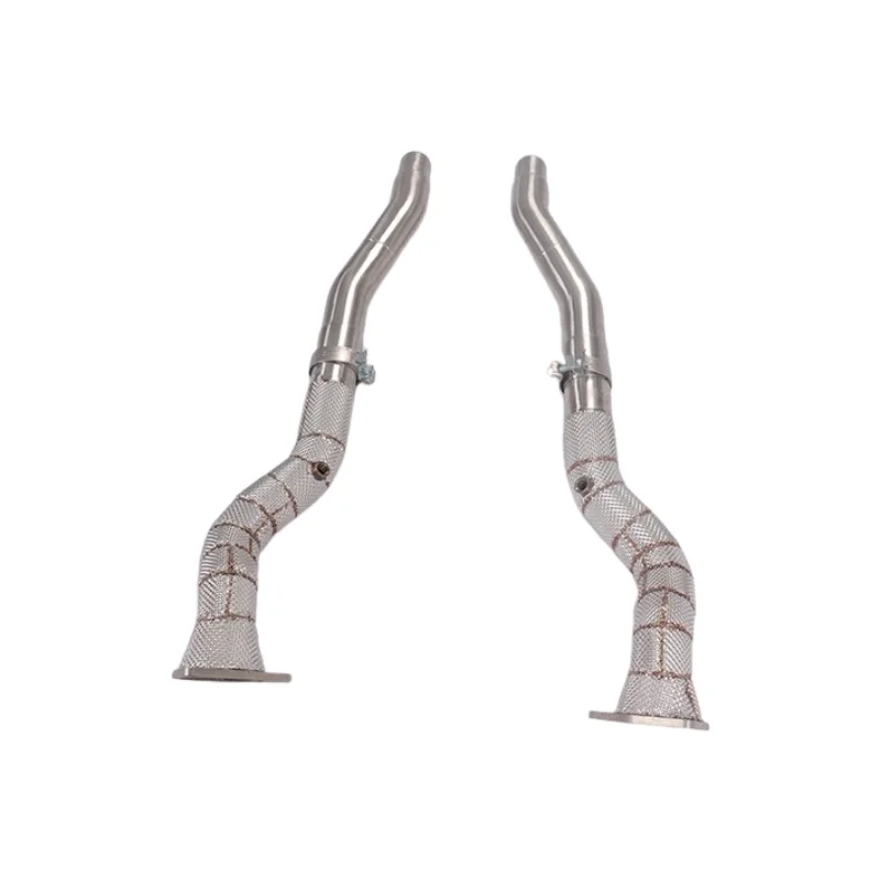 Custom High Flow Performance Exhaust Downpipe for Ferrari FF GT4C Header Exhaust Pipes Catted Downpipe