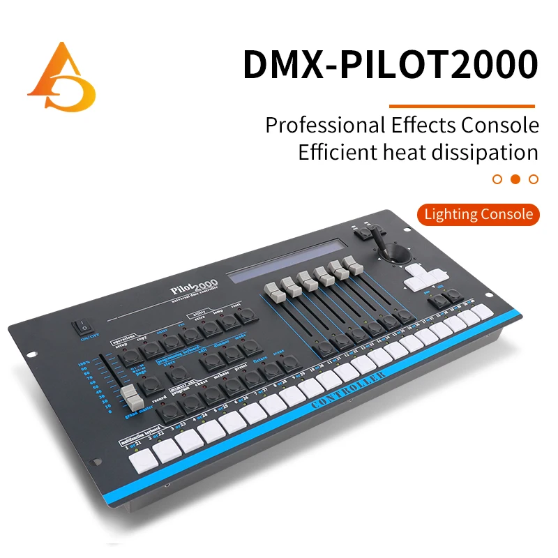 pilot 2000 console controller luz de palco equipamento dj luz de palco equipamento de iluminacao efeito palco dmx 512 pin hole 2000 01