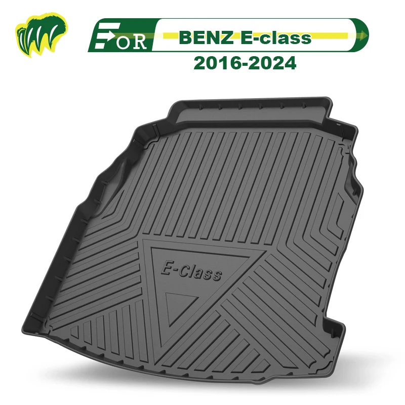 For BENZ E-class e260l/e300l/e200l Custom Fit Car Trunk Mat All Season Black Cargo Mat 3D Shaped Laser Measured Trunk Liners