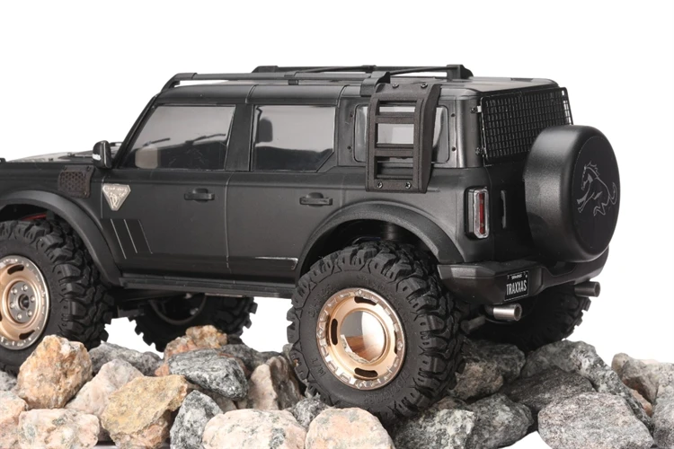 

For Trax Trx-4m 1/18 Bronco Trx4m Rc Crawler Car Upgraded Parts Decorative Nylon Stair Black Side Ladder