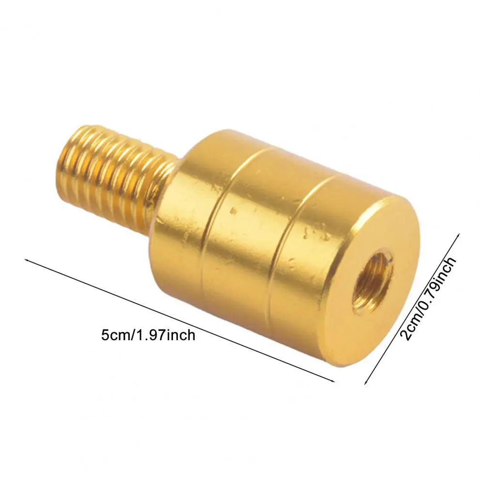 Landing Net Head Connector 6/8/10/12MM Screw Quick Release Dip Net Rod Adapter Metal Converter Fitting Fishing Accessories