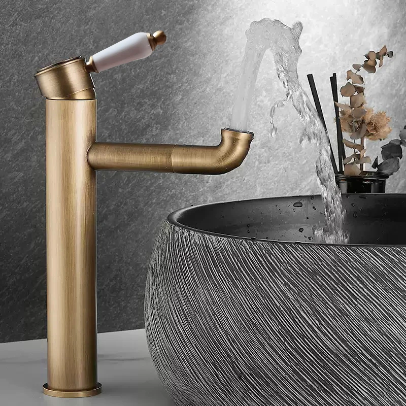 

Antique Bathroom Faucet Black Faucets Basin Faucet Gun Grey Bathroom Sink Faucet Mixer Taps Hot And Cold Single Hole Sink Faucet