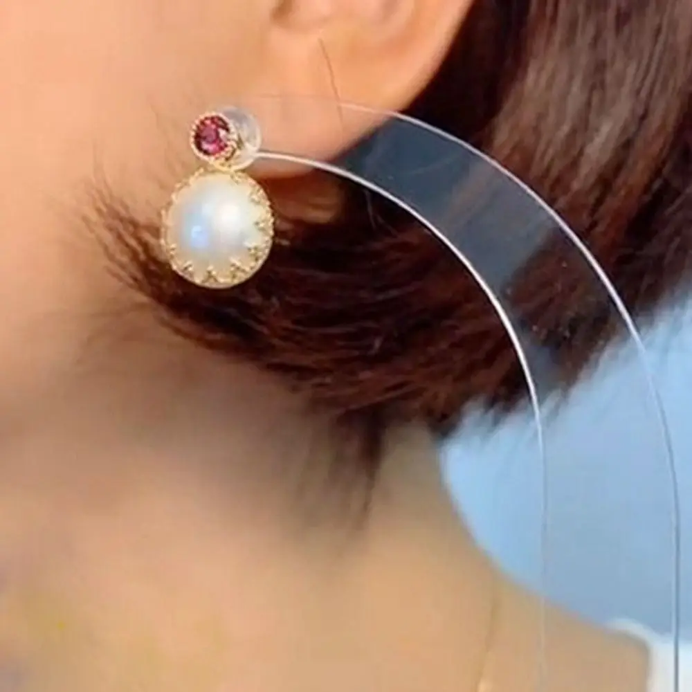 Alat Display perhiasan anting-anting Display berdiri uji coba Display pemegang rak anting akrilik Display pemegang bening