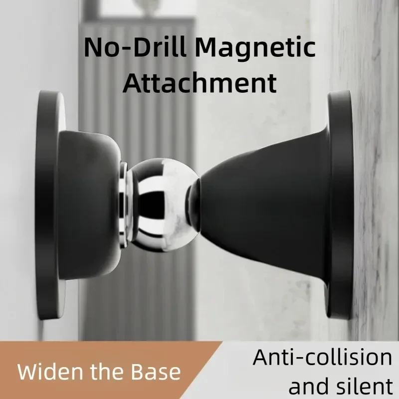 Premium Silicone Strong Magnetic Door Suction,Anti-Collision, Noise-Free Wall Protection & Stable Ground Adsorption for Househo