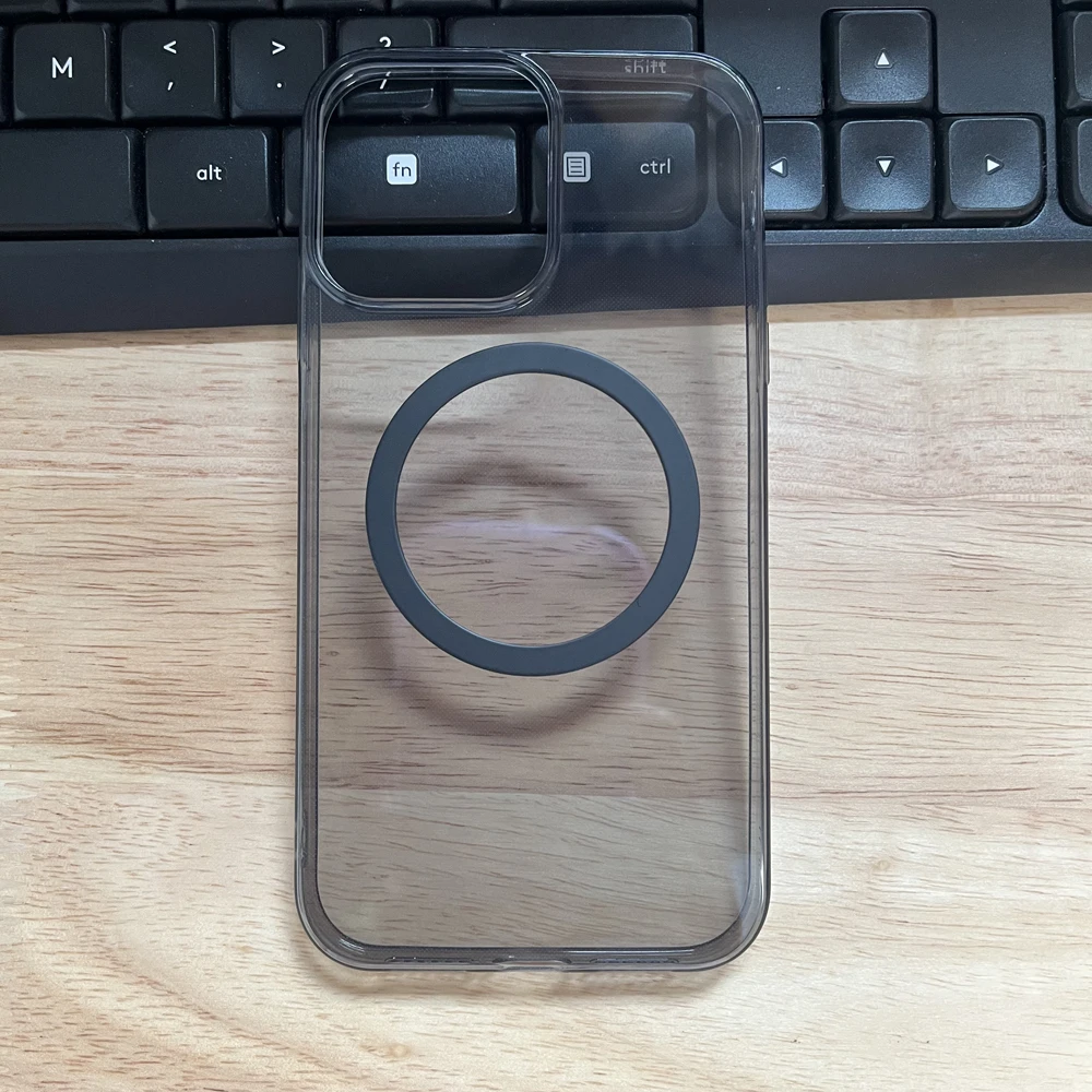 Big Hole Camera Magnetic Phone Case For XR to 14Pro DIY Case XR like 14 pro XR to 15pro Soft Protect Cover