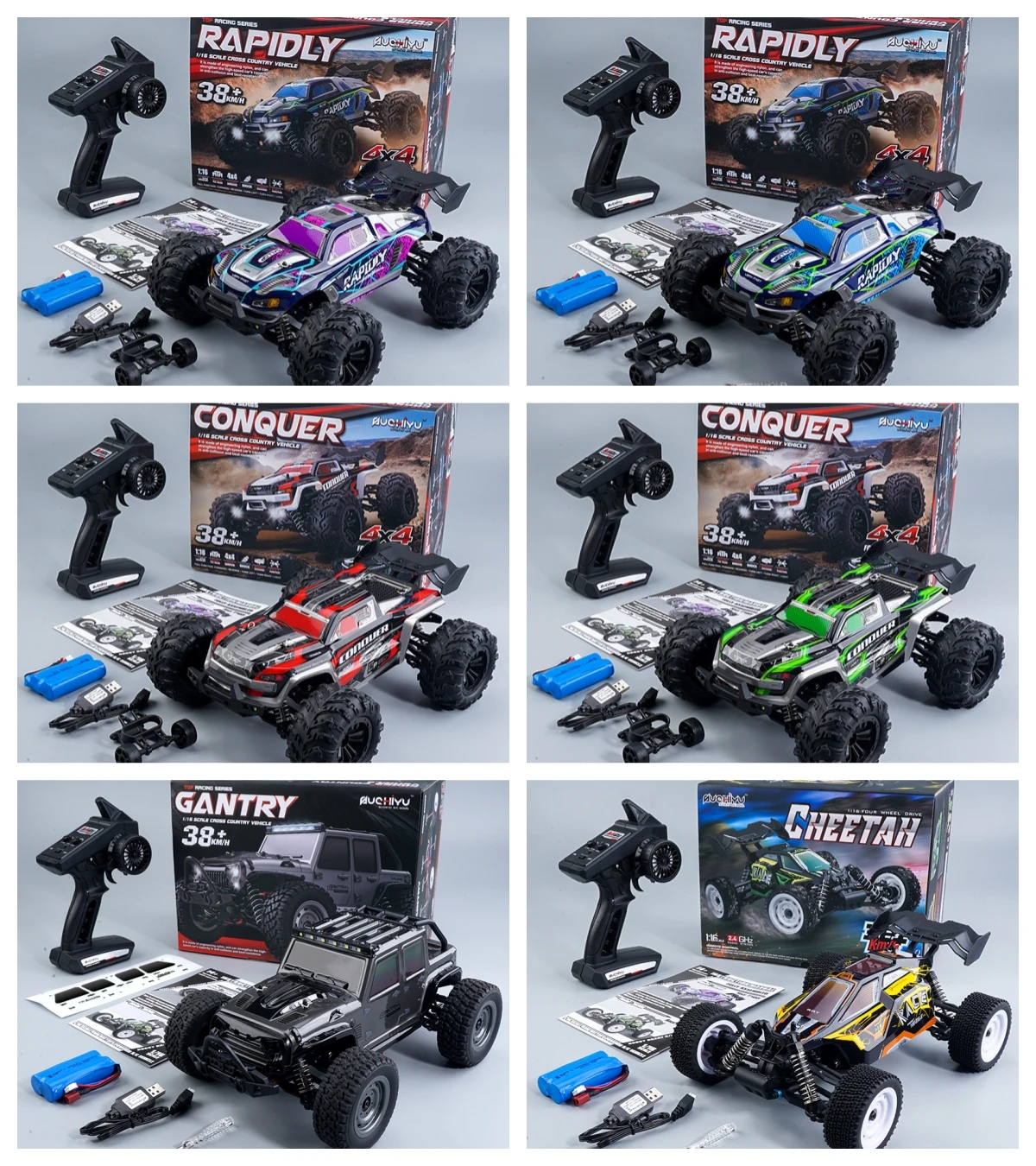 

New Remote Control High-Speed Off-Road Vehicle Full Scale 1:16 Rc Professional Climbing Vehicle Car Remote Control Model Gift