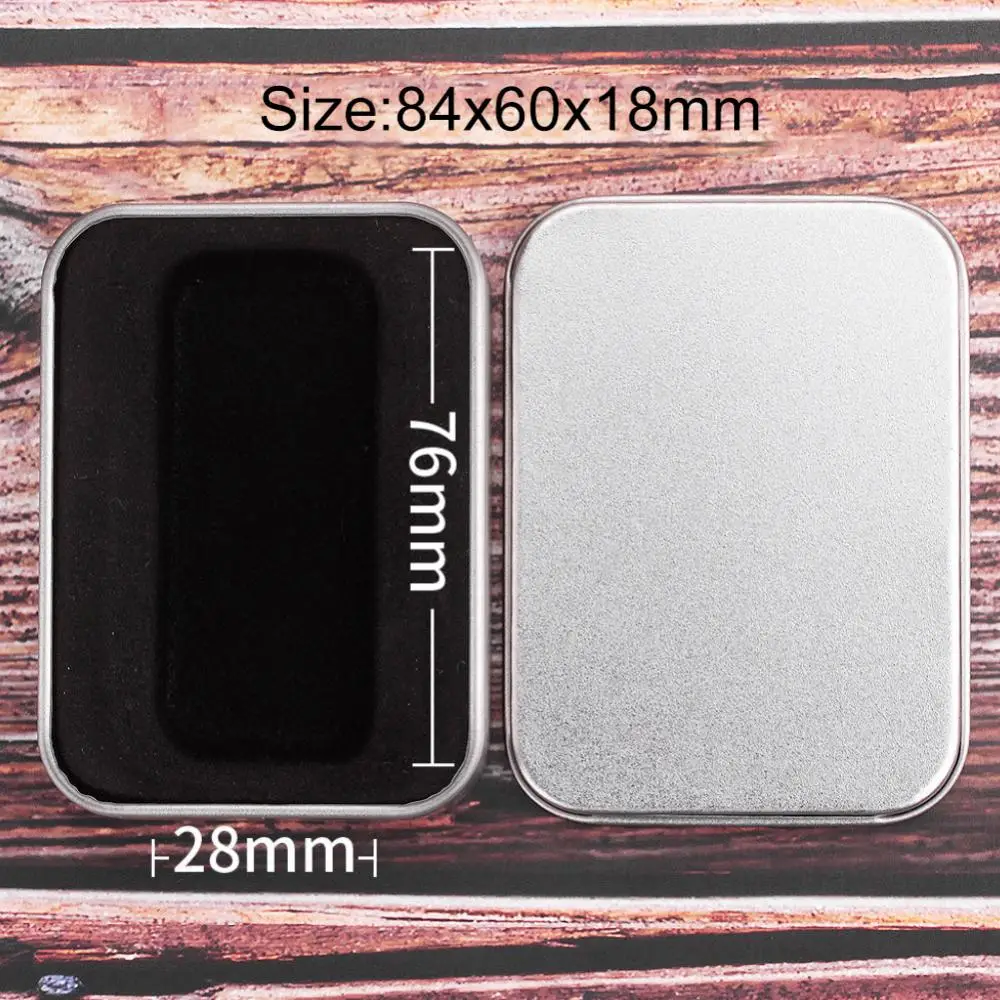 Portable Iron Storage Collectable Box Case Container Holder Gift Box