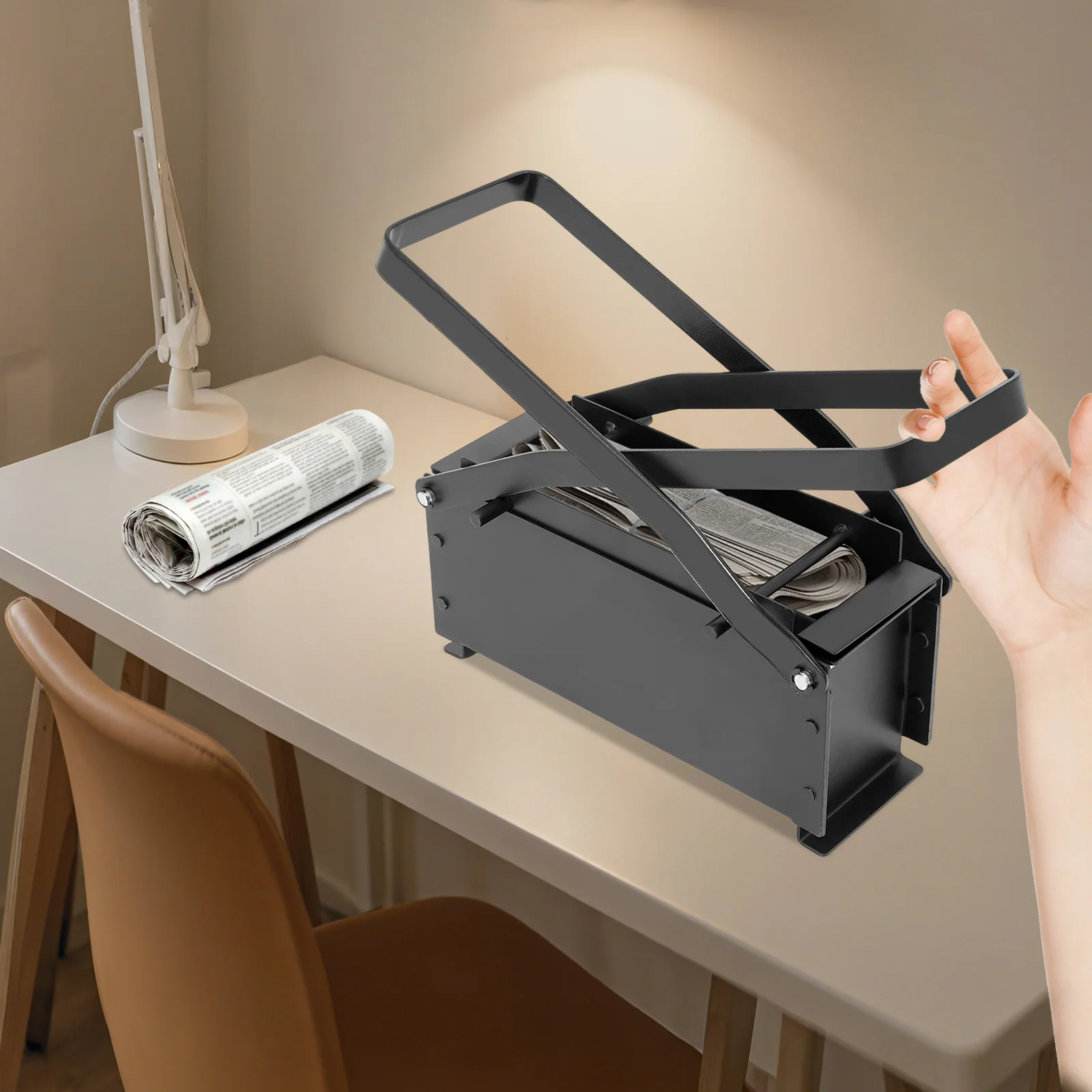 

Пресс для брикетирования топливных гранул из железа, сверхпрочный, для переработки отходов, 13*5.9*5.1 дюйма