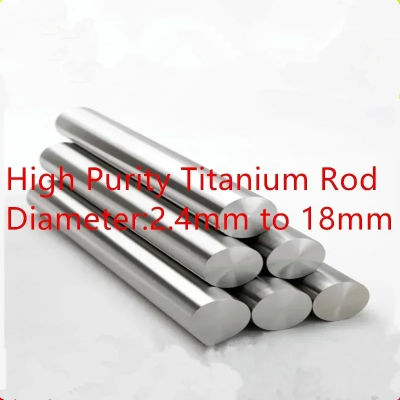 

Old titanium rod high purity titanium bars dia 2.4mm - 20mm metal rod polished electrode titanium stick specification customized