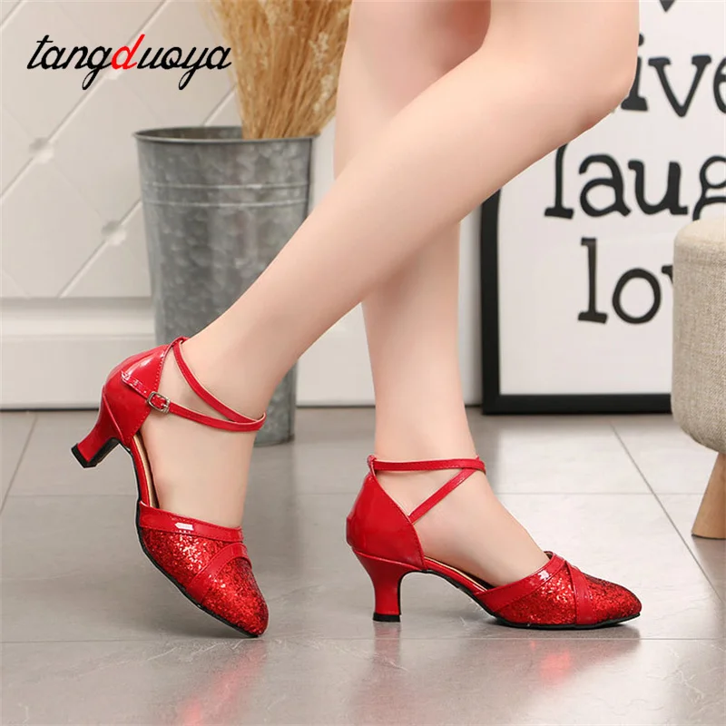 New Women Ballroom Shoes Dance-Shoes Latin Dance Shoes Soft Ladies Girls Tango Jazz Dance Shoes Salsa Sandal Drop shipping