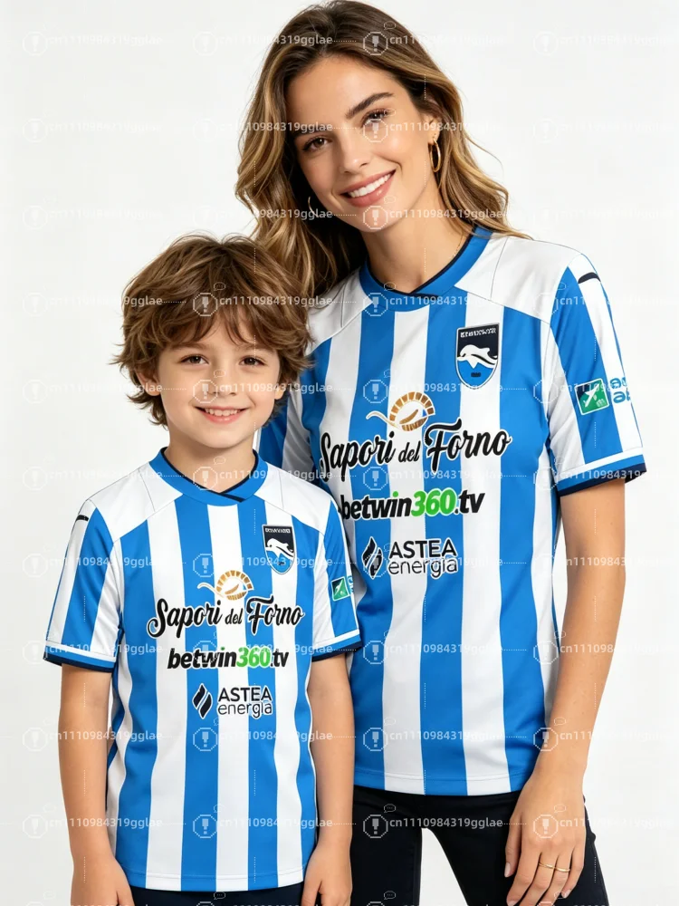 

Soccer Jersey Pescara Calcio 2026 Home Adult Athleisure Family Parent Child T-Shirt Matching Summer Quick-dry Soft Lightweight