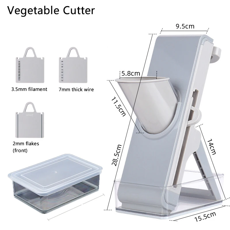 

Multifunctional Mandolin Manual Cutter Chopping Safe Slice Vegetable Cutter Paper Shredder Meat Vegetable Slicer Kitchen Tool