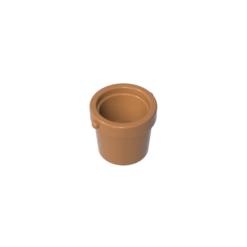 Gobricks 10 قطعة 95343 الطوب دلو 1x1x1 أجزاء متوافقة MOC بنة الكبار الاطفال DIY التعليمية الإبداعية هدية لعبة