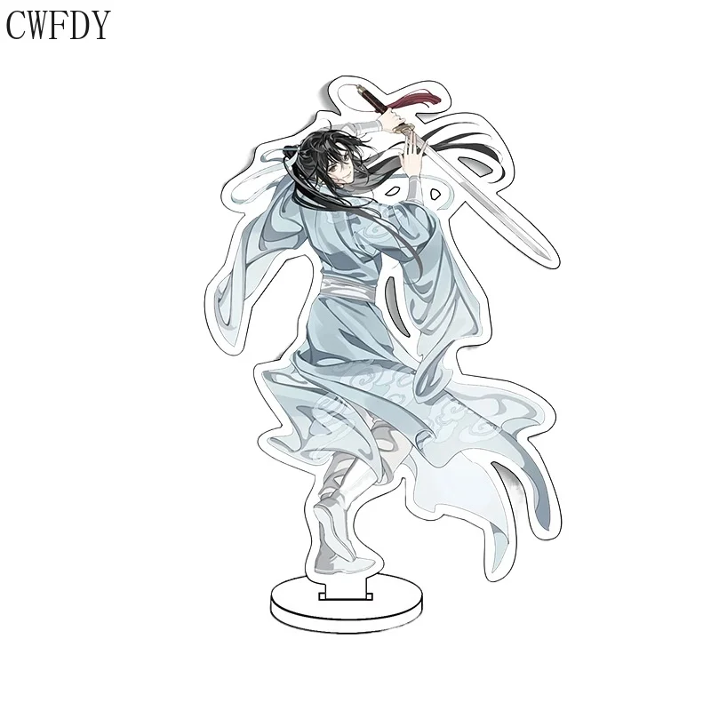 10cm Anime Mo Dao Zu Shi Action Figure Wei Wuxian Lan Wangji Acrylic Stand Model Desktop Ornament Keychain Gifts for Boyfriends