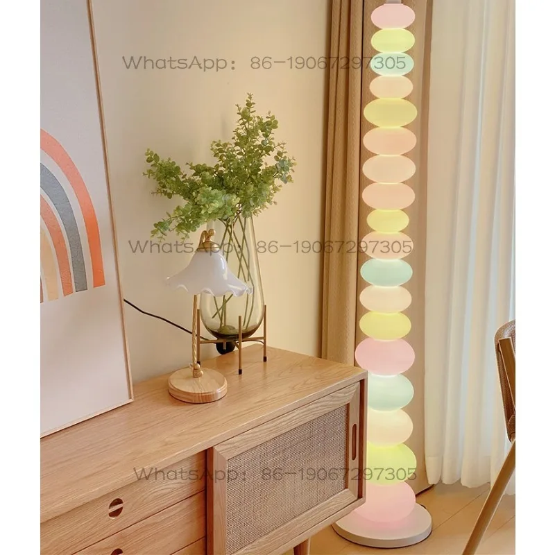 Colorful candy string atmosphere macaron girl bedroom desk lamp sofa side office floor lamp