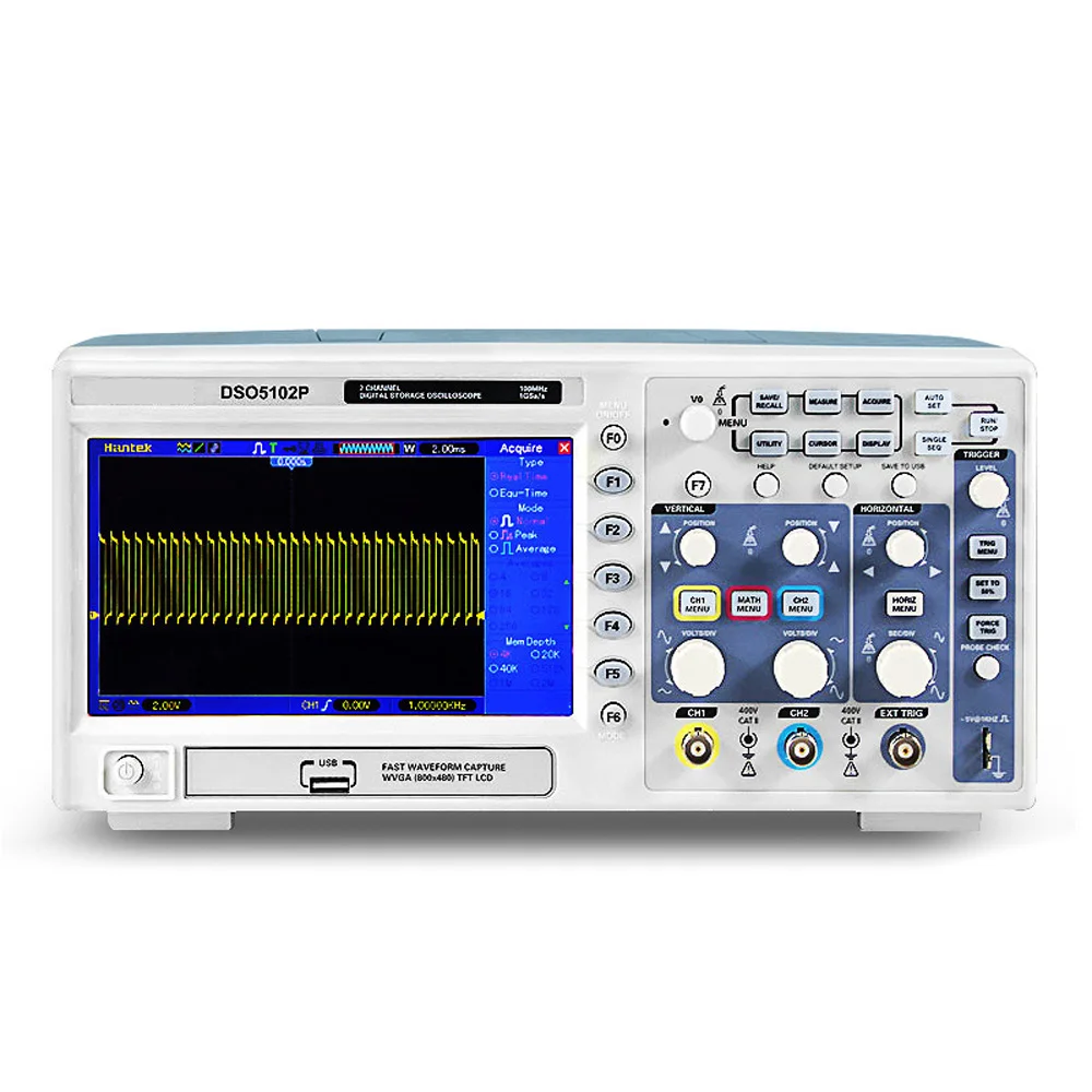 Digital Storage Oscilloscope 5000 SERIES DSO5072P 5102P 5202P Portable USB Handheld Oscilloscopes 2 CHs 100MHz 1GS 40K