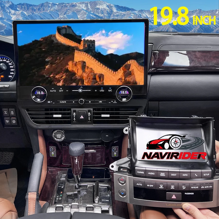 For Lexus Lx570 2007-2015 Android Screen 19.8