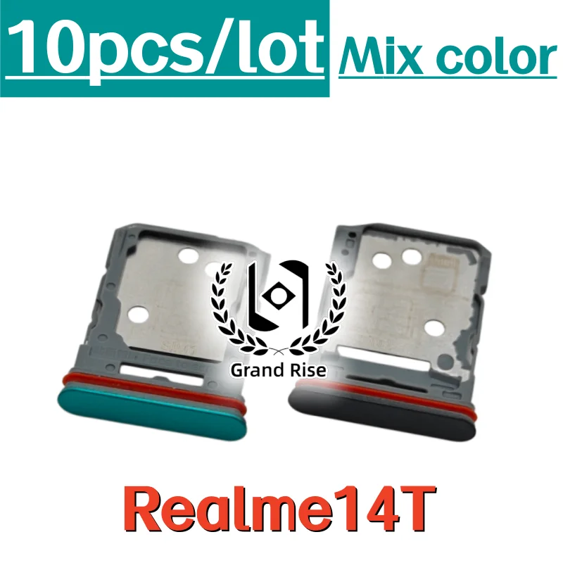 10 piezas/lote bandeja para tarjeta SIM para Realme13 Realme13Pro+ Realme14T Realme14X Realme14 Pro + Plus 4G 5G, piezas de repuesto 4