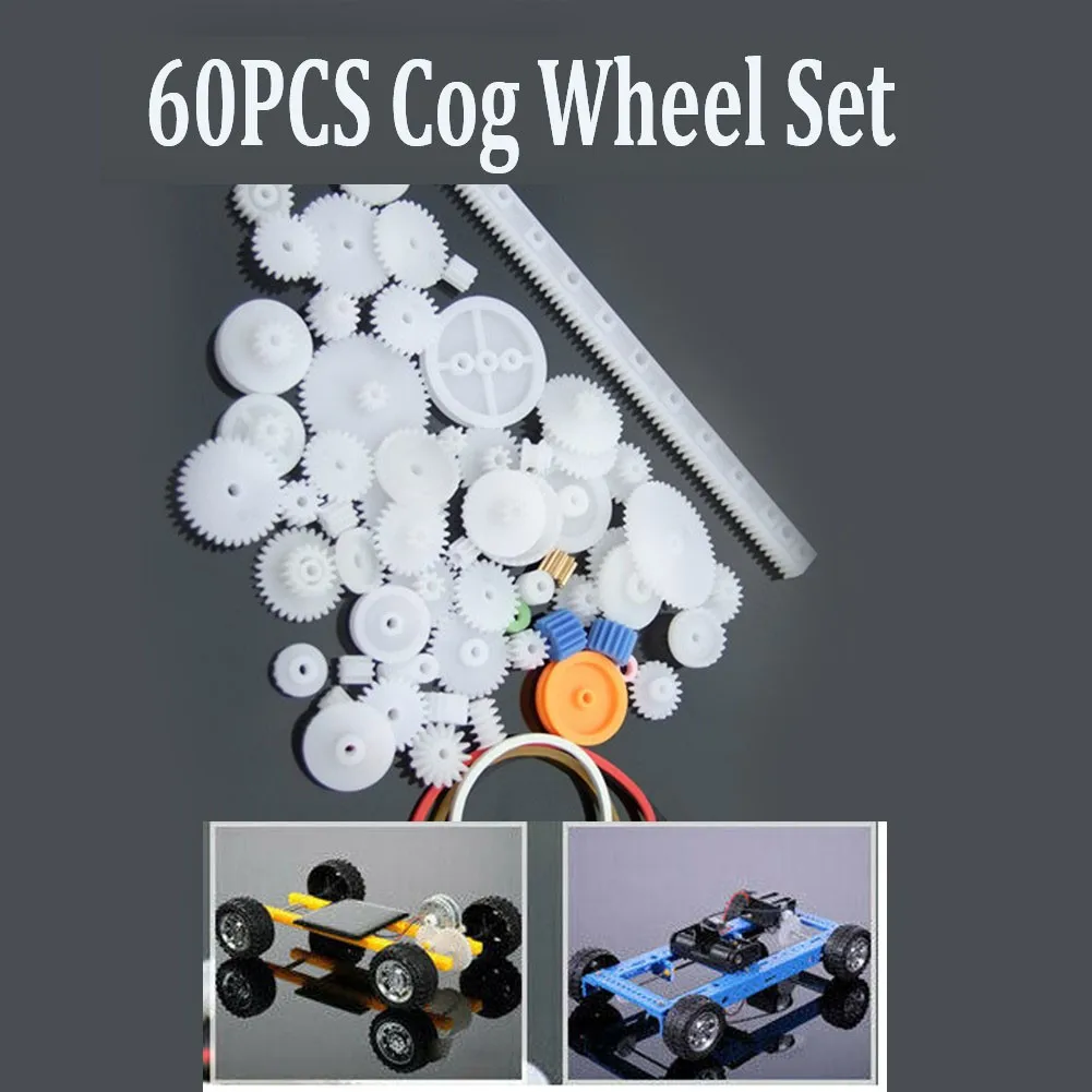 Innovative Intelligence Cog Wheel Gear Pulley Mechanical Model Motor Robot Toy 60 Kinds Children Gifts Hot New