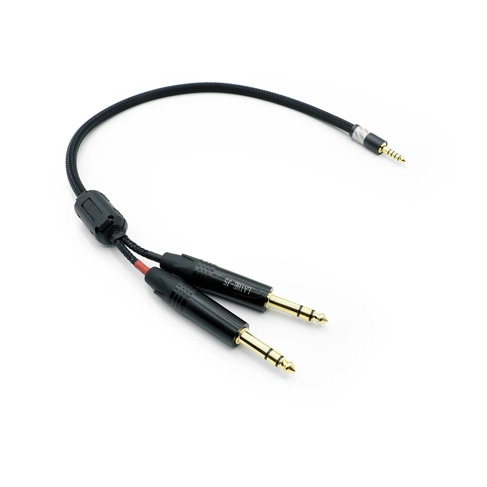 blance 4.4mm balanced 4.4 to dual 6.35 mm trs jack 6.5 for sound 6.5mm 6.35mm male