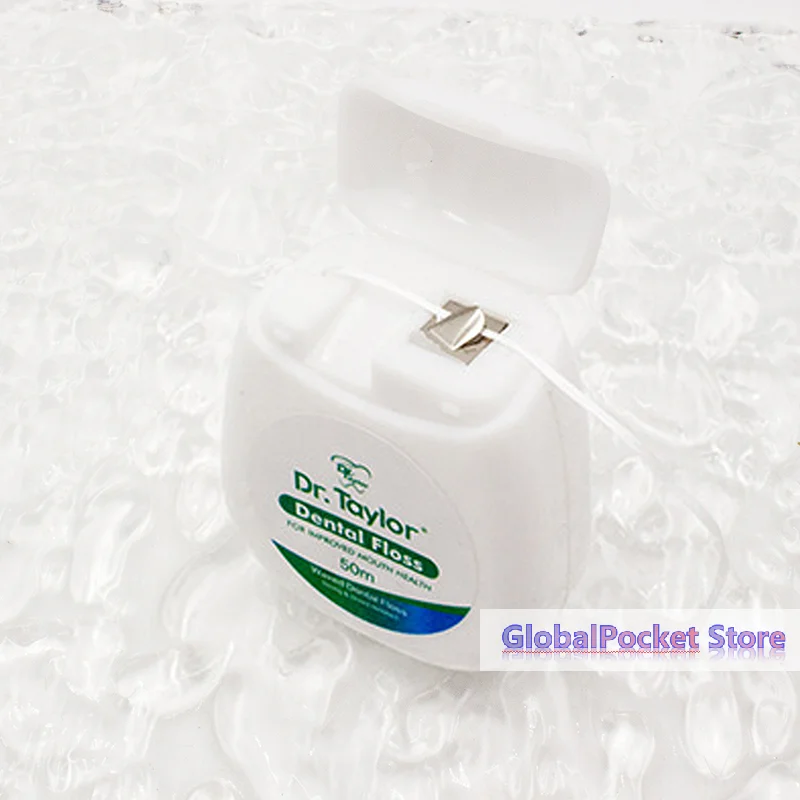 [TG823]Floss Roll 50 M Box Mint Flavor Ultra Fine High Tensile Micro Wax Floss Floss Stick