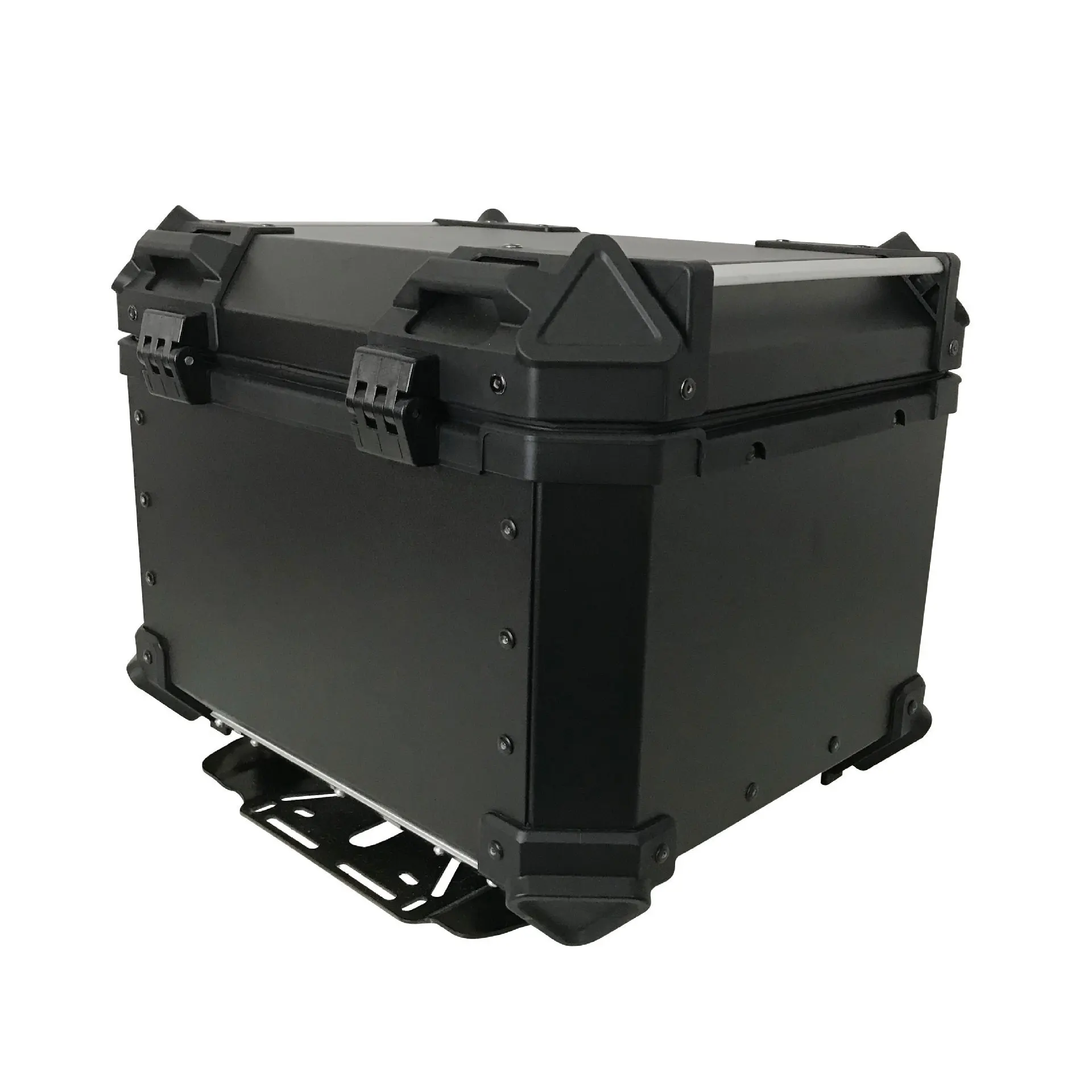 55L motorcycle aluminum alloy trunk factory direct supply quick dismantling motorcycle with electric luggage motorcycle trunk