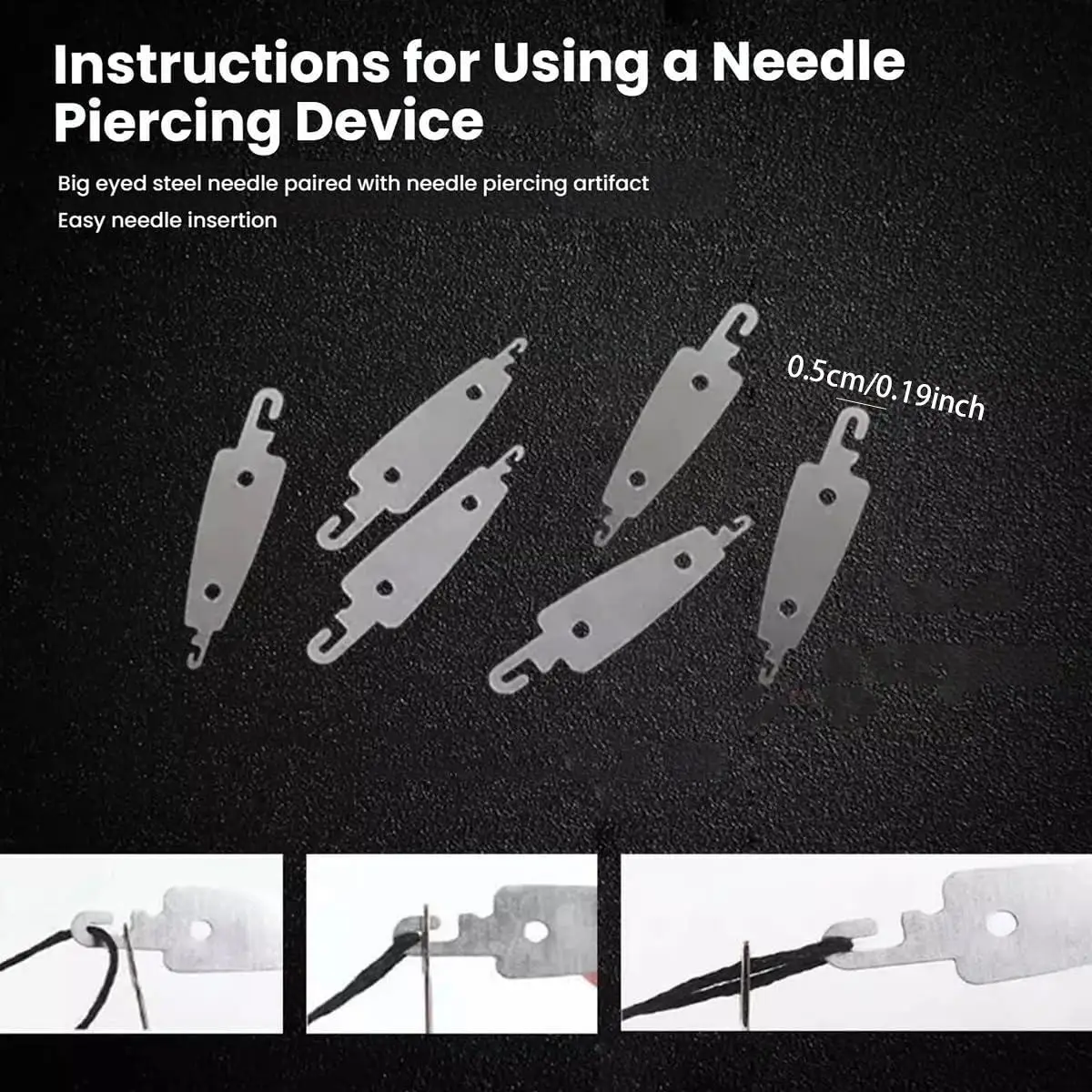 34 piece set sewing needle rewinder DIY threading and rewinding double head tool