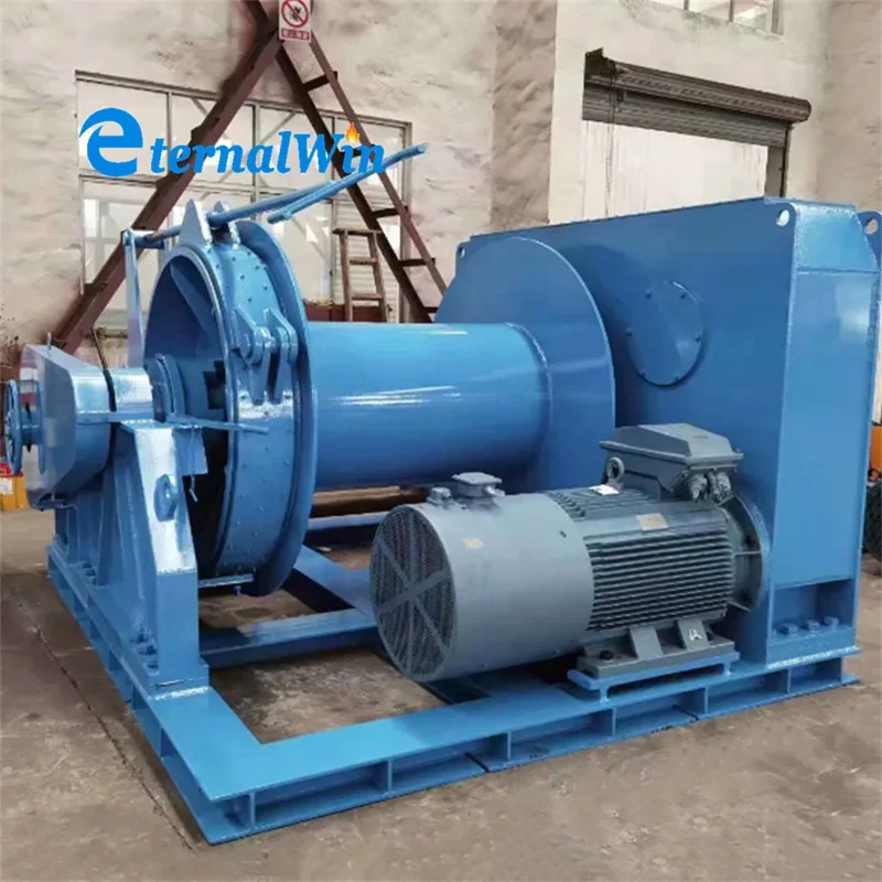 Marine Slipway Hydraulic Towing Winch 30ton 35ton 40ton 50ton 60ton 70ton Boat Electric Anchor Ship Windlass Mooring Winch Price