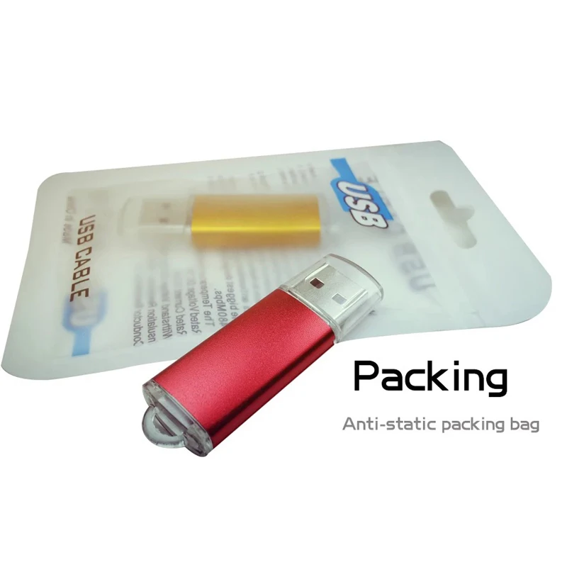 20pcs Metal USB 2.0 USB Flash Drives 64GB Five Color Pen Drive 32GB Gifts for Business Memory Stick 16GB Creative U Disk 8GB 4GB