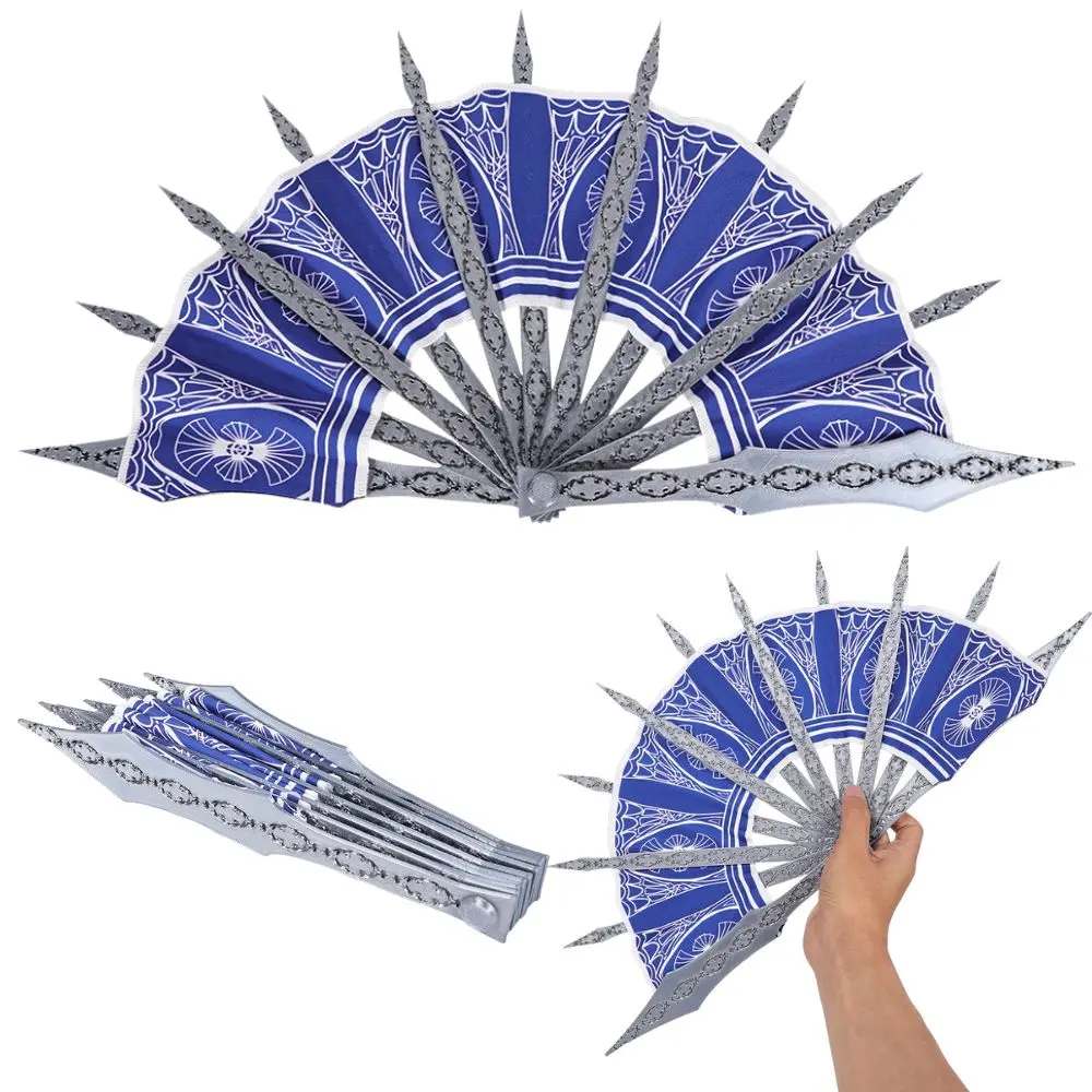 

Mortal Kombat Kitana Cosplay Fan Weapons for Women Roleplay Props Fantasia Dress Up Halloween Carnival Costume Accessories