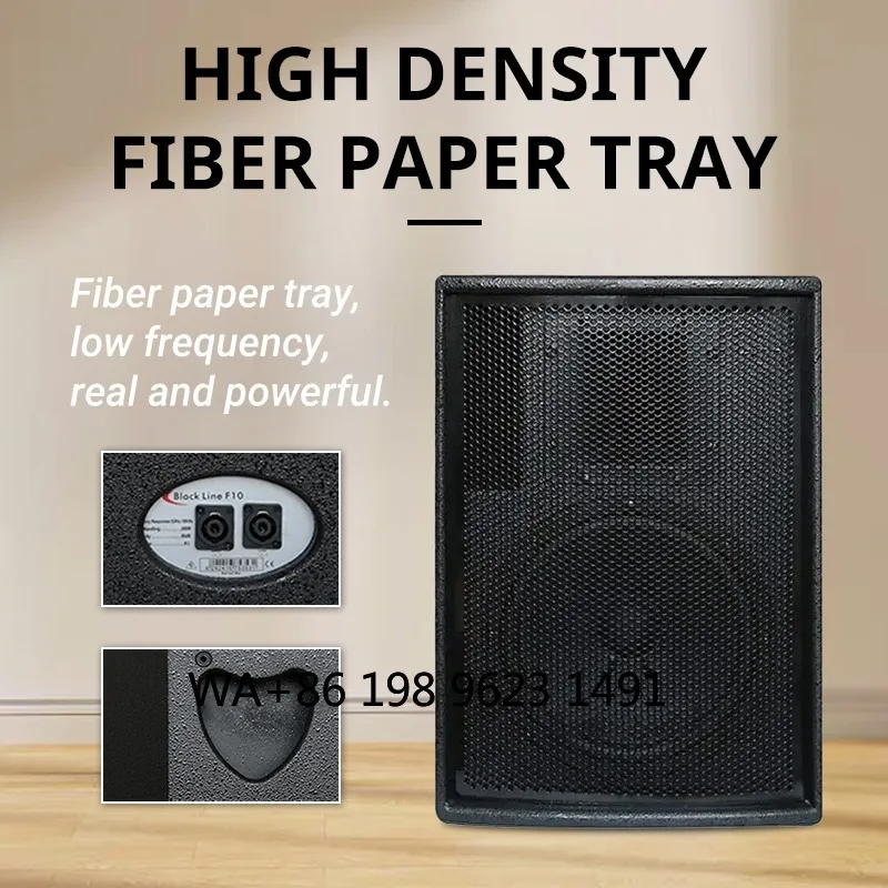 12 Inch 2-Way Passive PA Speaker Professional Full Range Loudspeaker for Stage DJ Event Audio Sound System