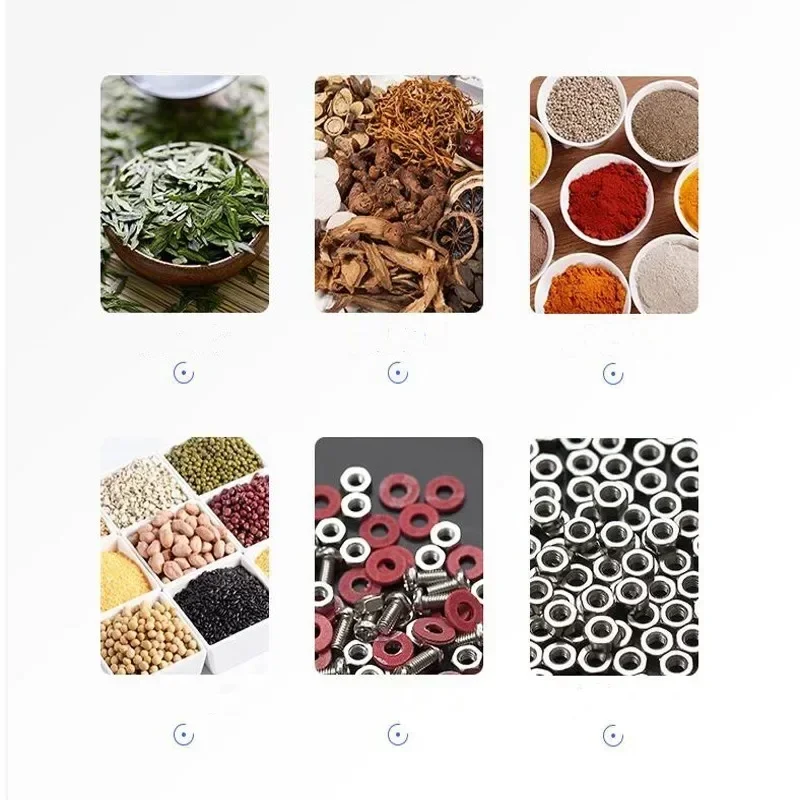 ماكينة تعبئة المسار الحلزوني الكمي بقدرة 220 وات لسطح المكتب ماكينة تعبئة مسحوق القهوة الحبيبية الأوتوماتيكية متعددة الوظائف #4