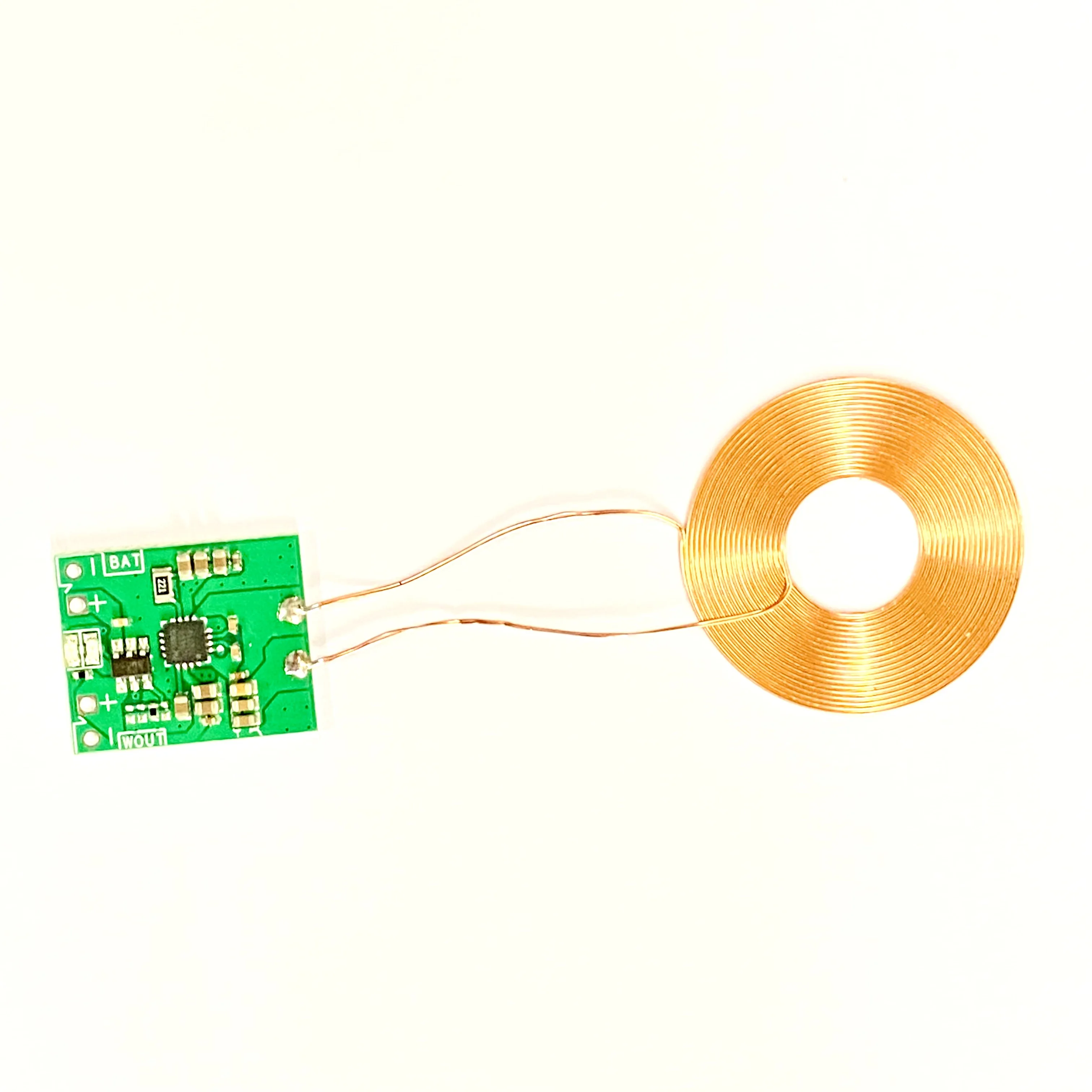 Taidacent 5W Wireless Charger Receiver Qi Standard Wireless Receiver Module 3.7V 4.2V Lithium Battery Charger Receiver Board