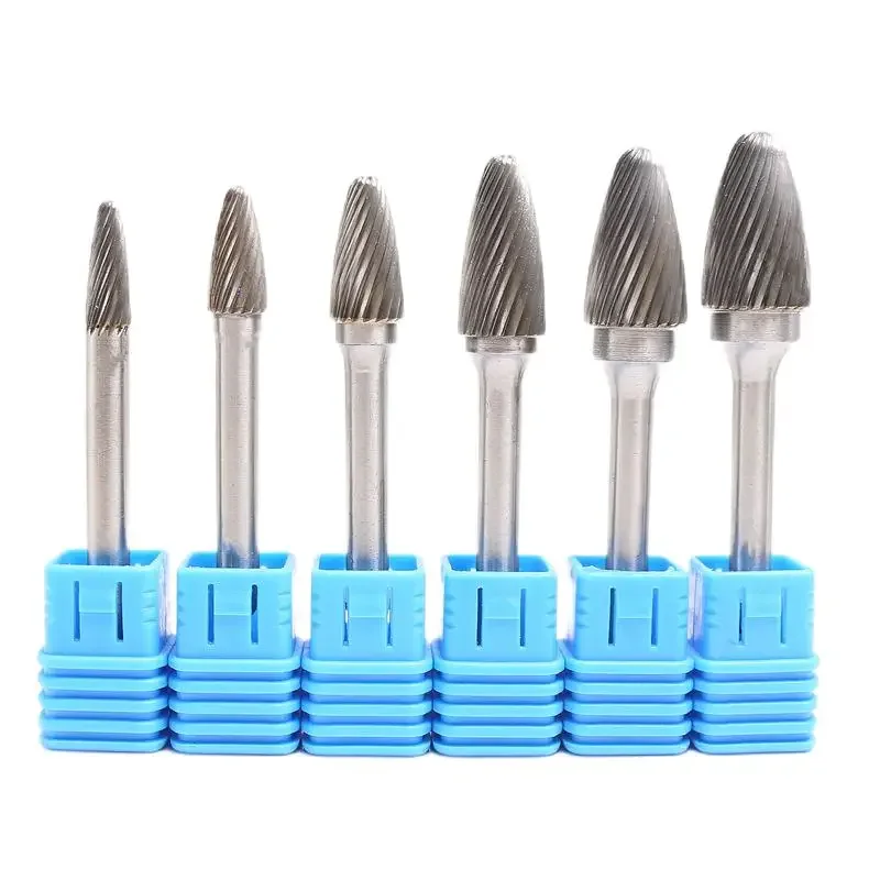 

1Pcs, F Type Tungsten Carbide Rotary File Tool, Point Burr Die Grinder, Abrasive Tools, Drill Milling Carving Bit Tools