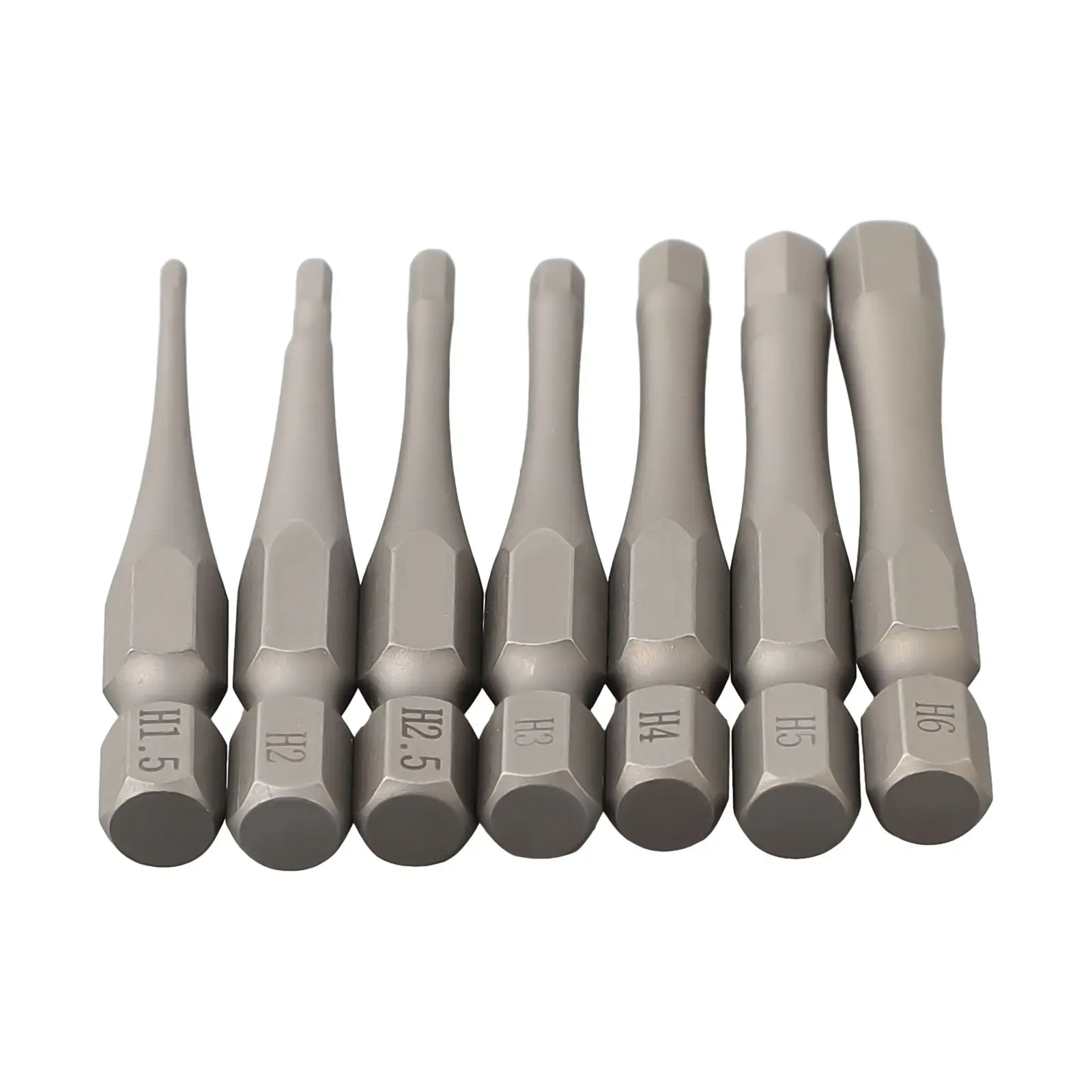 Imagem -02 - Hex Bits Chave de Fenda Hex Magnético Shanks Impacto Parafuso Chave de Fenda Chaves de Fenda Elétricas Ferramenta de Mão H1.5 h3 h4 h5 h6 50 mm 1pc