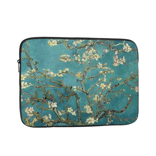 Original Van Gogh arte restaurado flor almendra bolsa para portátil funda 12 ""13"" 15 ""17"" funda para portátil bolsa a prueba de golpes