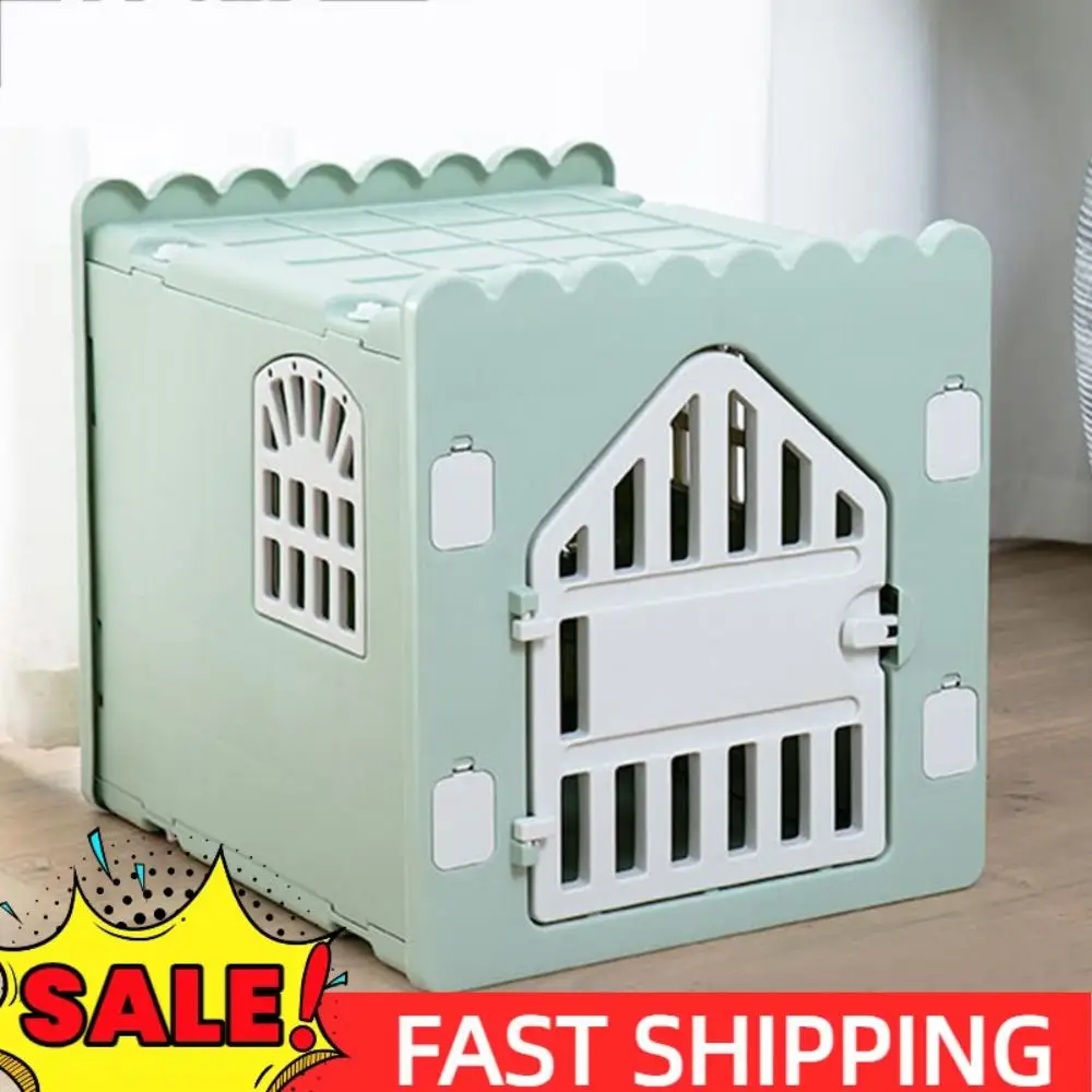 

Пластиковый домик для кошек, складной укрытие для бездомных кошек с дверцей для выхода, укрытие для кошек для использования на улице и в помещении