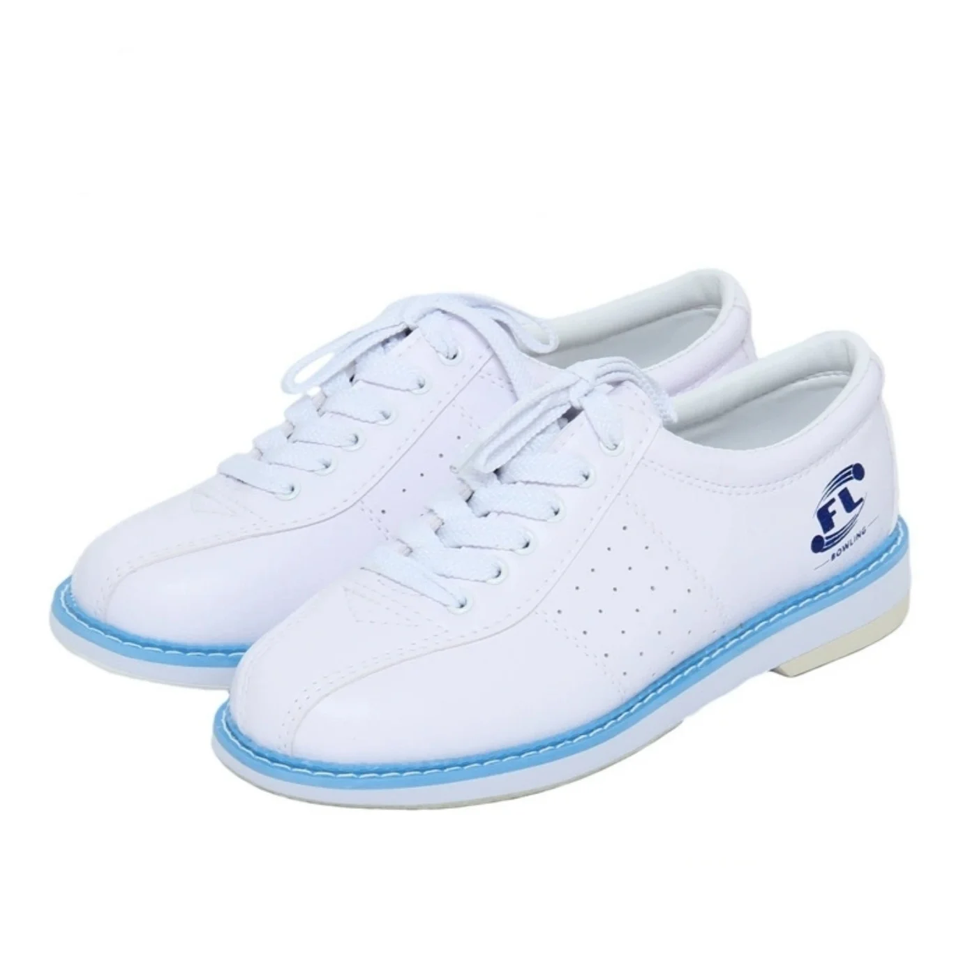 Bowling Shoes - PU Leather Breathable Upper, Rubber Sole & Microfiber Slide Pad, Lightweight Comfortable For Men/Women Sneakers