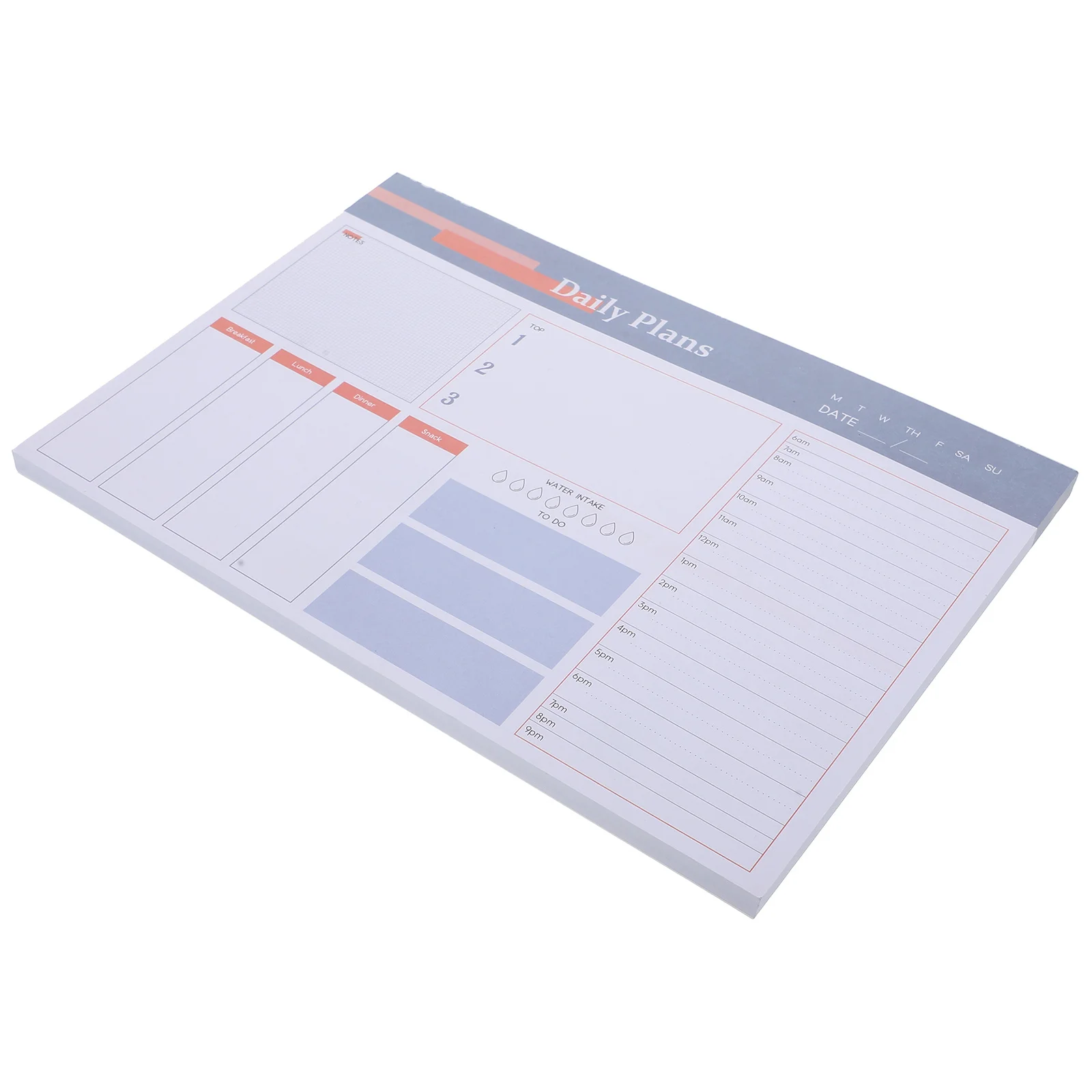 

Weekly Magnetic Day Plan Notebook Pads Memo Horizontal Version Small Planner Notepad Office