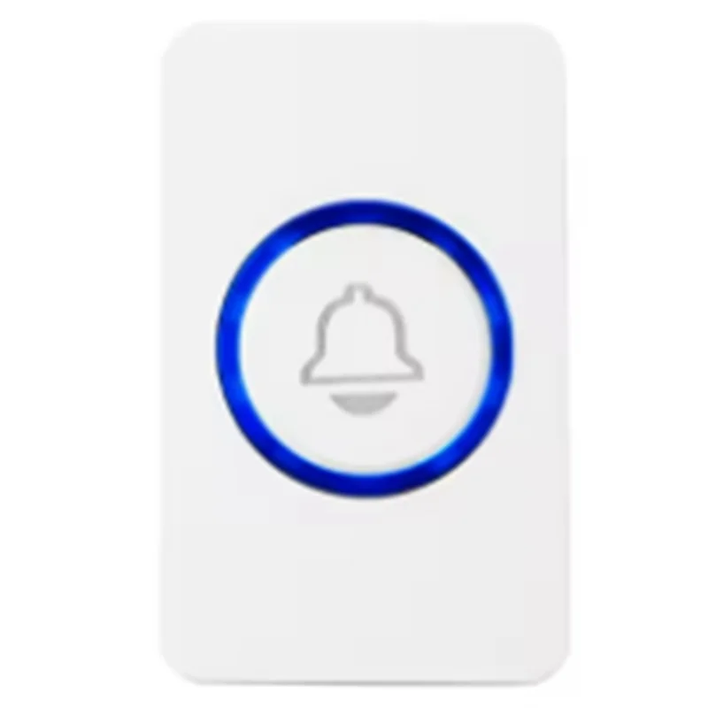 ABKI-Home Alert System جرس باب لاسلكي ذكي مع 4 مستويات صوت، رنين باب ترحيب لكبار السن النداء - قابس أمريكي اختياري