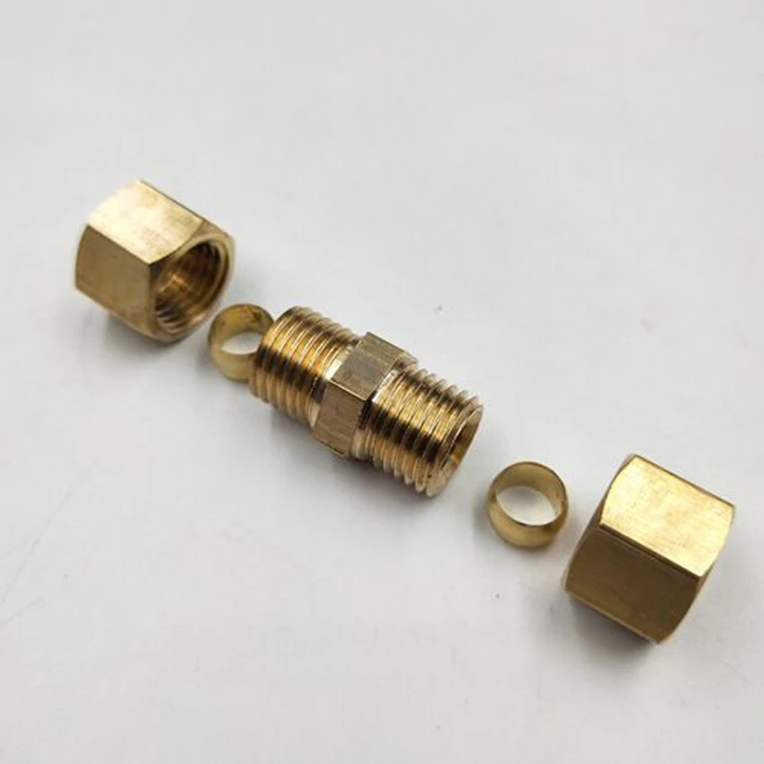 Чистая латунь/медь, переходник от 20 мм до 20 мм, наружная резьба/шланговый соединительный клапан, фитинги для соединителя трубы, соединительный соединитель для труб