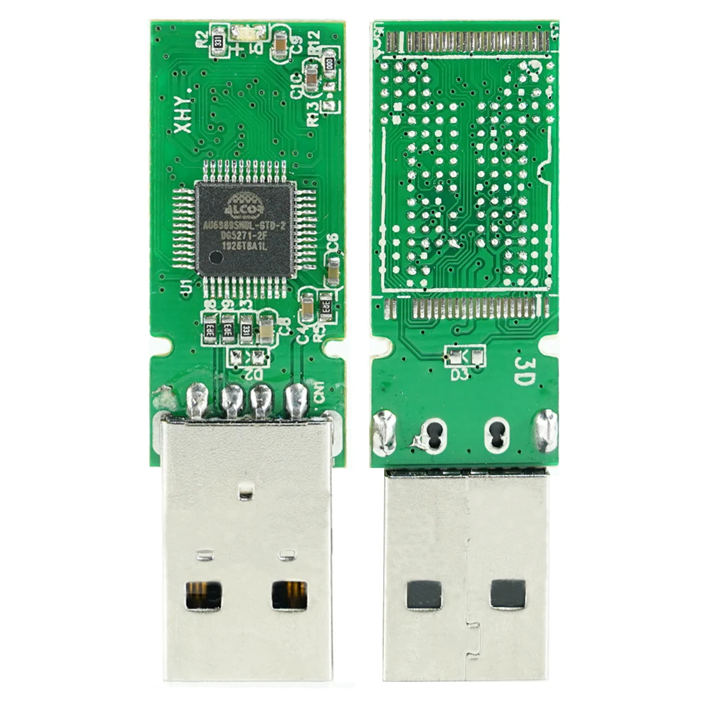 AU6989 Main Control Board USB2.0 Interface for BGA152/132 TSOP48 Pad AU6989-GTD USB Flash Drive Circuit Board