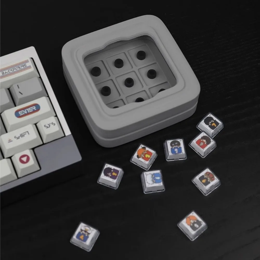 

Keycap Storage Box Custom Original Personalized Keycap Display Organizer 3D Printing Artisan Keycap Dust-proof Box Gift
