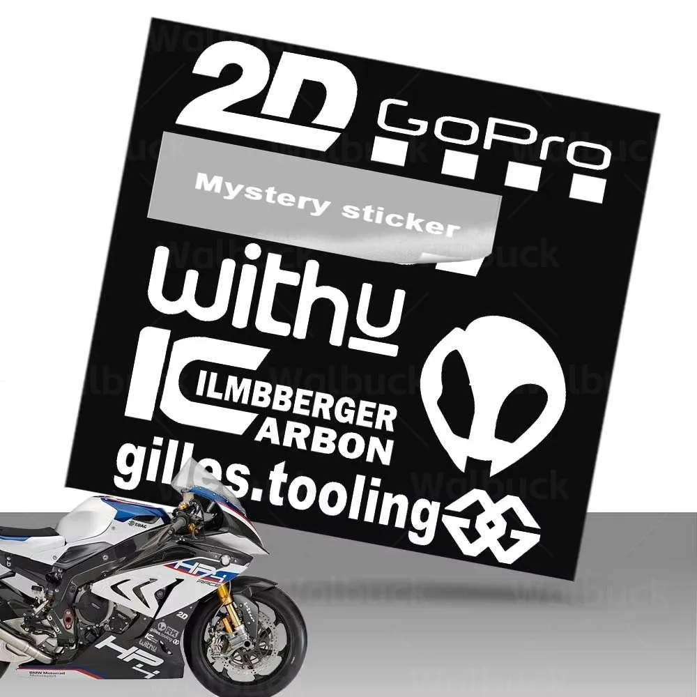 For HP4 S1000 RR s1000rr 2015 2016 2017 2018 Motorcycle Tank Sticker Racing Side Stripe Floor Faring Decal Waterproof
