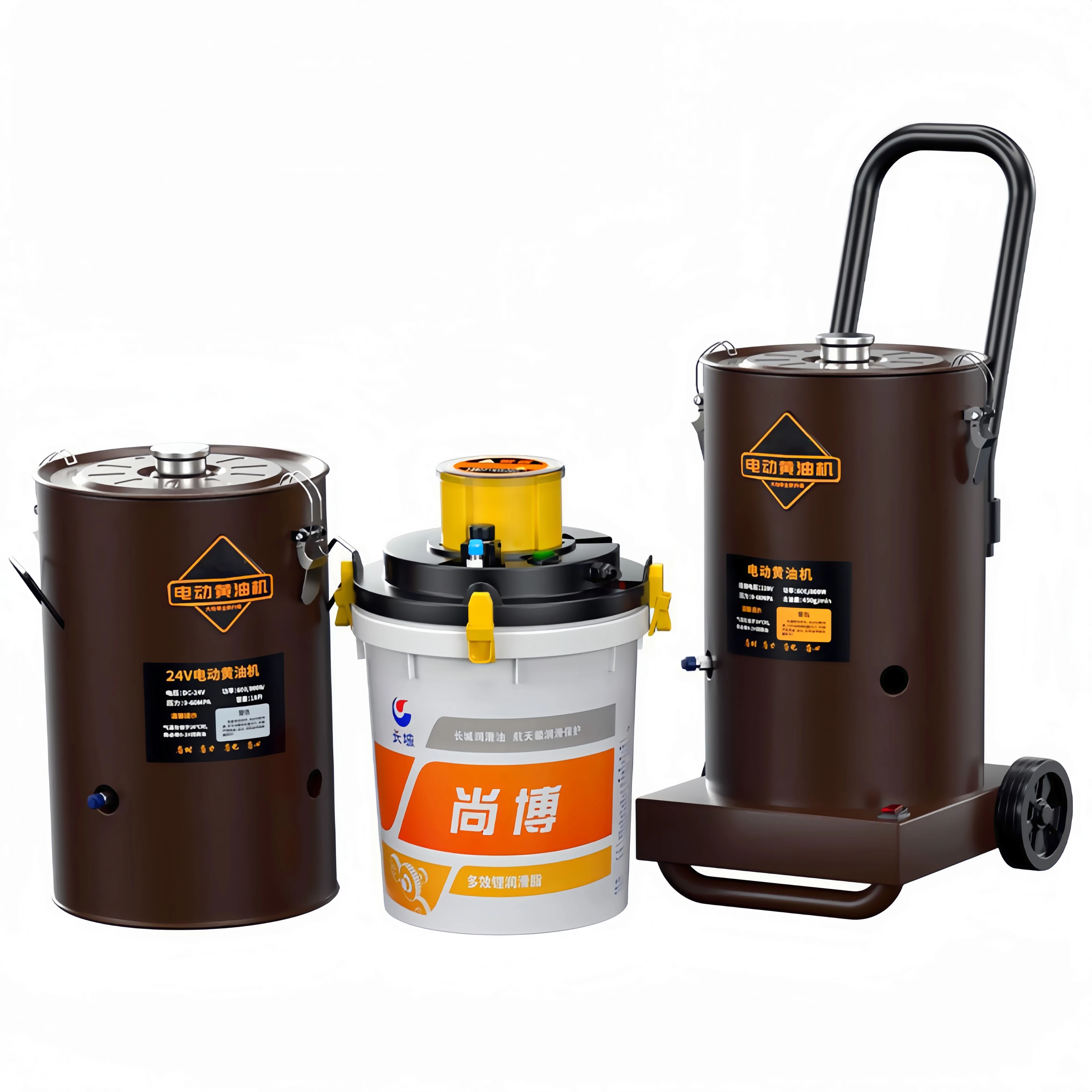 

Портативный электрический смазочный насос-пистолет для экскаваторов, 15 л/18 л, 24 В/220 В, автоматический электрический насос для смазки