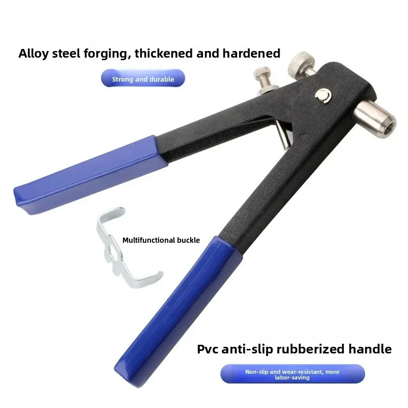 For Nut Gun Thread Hand Riveter Heavy Duty Blind Rivet Nut Kit Set Riveter Threaded Insert Tool 86