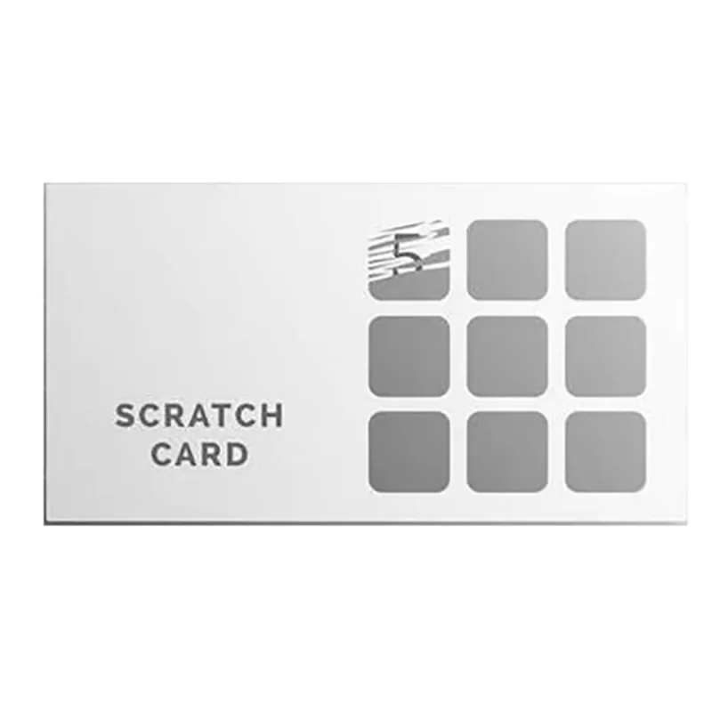 20 0.Zhang.Custom.Custom Scratch Off Paper Cards Printed Greeting/Business Cards/Birthday