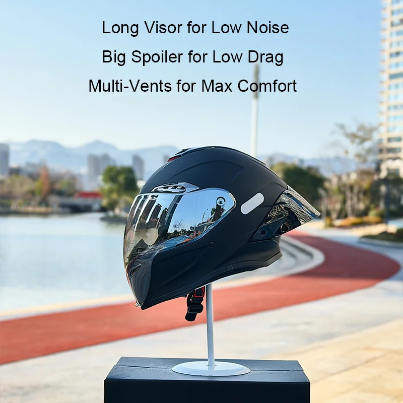 

Мотошлем NBTK Phantom с длинными накладками, шумопоглощающим визором, Bluetooth, сертификация ECE DOT, для мотоциклов